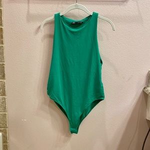 Zara Green Bodysuit